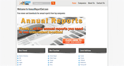 Desktop Screenshot of annualreportowl.com